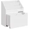 Image de Étagère pour jouets 3 compartiments 1 boîte, Blanc Nuage