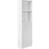 Image de Meuble de salle de bain haut blanc classique