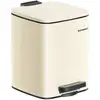 Image de Poubelle de salle de bain 6L/8L, Beige Sable / 25,5H cm