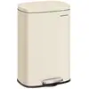 Image de Poubelle de cuisine 50L, Beige Sable