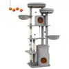 Image de Arbre à chat 196 cm tissu peluche