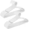 Image de Lot de 50 cintres en plastique 41,7 cm pour placard, Blanc Nuage