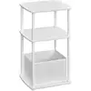 Image de Table d’appoint à 3 niveaux, Blanc Neige