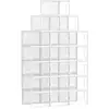 Image de Lot de 12 boîtes à chaussures transparent, Lot de 18