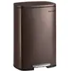 Image de Poubelle de cuisine 50L, Marron