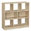 Image de Meuble de rangement avec compartiments ouverts, Chêne / 8 Cube (97,5L cm)
