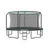 Image de Trampoline de jardin rond pour enfants, Vert Foncé / 427 Diamètre cm