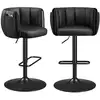 Image de Tabourets de bar 2 places pivotants 360° - Hauteur réglable