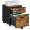 Image de Caisson de bureau à roulettes verrouillable avec 2 tiroirs