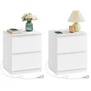 Image de Table de chevet avec 2 prises secteur et 2 ports USB-A, Blanc Nuage / 1