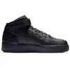 Image de Nike CW2289-001 Air Force 1 Mid '07 Homme Black/Black EU 42.5 en occasion ou reconditionné