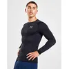 Image de Under Armour T-shirt Manches Longues HeatGear Armour Compression Homme - Noir, Noir M