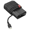 Image de ThinkPad 65W Slim AC Adapter (USB Type-C) - Adaptateur secteur - CA 90-265 V - 65 watt - noir - pour ThinkPad T16 Gen 4 21QN