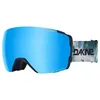 Image de Dakine - Domain Snow Goggle Plus - Masque ski Rain Drops - Blue Mirror + Storm Yellow