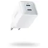 Image de Adaptateur secteur PowerPort III 40 Watt 3 A IQ 3.0 2 connecteurs de sortie (2 x USB-C) Blanc