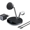 Image de Station sans fil 3-en-1 Prime 25 W Noir et Gris pour iPhone Apple Watch AirPods