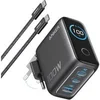 Image de Universel USB-A 2 USB-C 100 W Noir