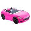 Image de Barbie - Mobilier Cabriolet Rose de, Voiture 2 Places avec Roues Qui tournent, Ligne Sportive et détails réalistes, Jouet pour Enfant, HBT92 en occasion ou reconditionné