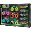 Image de Hot Wheels - Coffret 5 Monster Trucks Et 5 Vehicules 1:64eme Pour Enfant