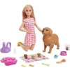 Image de Coffret de poupée Barbie avec naissance des chiots Mattel France Multicolore 6x32,5x23 cm A2203872