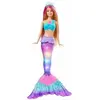Image de Poupée - Barbie sirène lumières rêve Mattel France Multicolore 23x32,5x6 cm A2201652