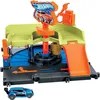 Image de Hot Wheels City Station de lavage express Coffret avec 1 véhicule Hot Wheels, se connecte aux autres pistes et coffrets, cadeau pour enfants de 4 à 8 ans, HDR27 en occasion ou reconditionné