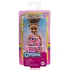 Image de - Barbie Chelsea Club - HGT07 - Poupée 15cm articulée - Fille métisse avec robe à fleur rose
