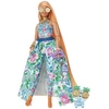 Image de Barbie Extra Fancy Poupée Chic aux Cheveux Longs avec Accessoires Multicolore