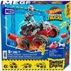 Image de Jeux de voiture Mattel Hot Wheels Monster Trucks Bone Shaker Crush Course Mega Construx Rouge 24x4,5x23 cm 194735102686
