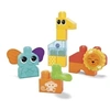 Image de Jeu de construction safari des sens - Girafe clochette, lion billes et éléphant oreille souple