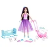 Image de Barbie Coffret Poupée Brune Skipper Au Look Féerique avec Ses 2 Agneaux, Poussette, Berceau Et Autres Accessoires Inclus, Jouet Enfant, A Partir De 3 Ans, HLC29 en occasion ou reconditionné