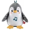 Image de Fisher-Price Peluche Musicale Pingouin, pour Le Jeu À Plat Ventre, avec Musique Et Mouvement, Favorise La Vue, Le Toucher Et L’Ouïe, Effet Apaisant, Jouet Enfant, Dès 3 Mois, HNC10 en occasion ou reconditionné