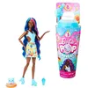 Image de Barbie Pop Reveal Série Fruit,Poupée Aux Cheveux Bleus Changeant De Couleur, Édition Parfumée Pastèque, 8 Surprises Incluses Dont du Slime Et Un Chiot, Jouet pour Enfant de 3 Ans et Plus, HNW42 en occasion ou reconditionné