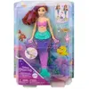 Image de Poupée Mattel Disney The Little Mermaid Swim Bleu 23,5x23x32,5 cm 194735156306