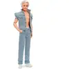 Image de Poupée Signature Mattel Barbie The Movie Ken Wearing Denim Matching Set Bleu 15 cm MATTHRF27