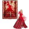 Image de Poupée Mattel Holiday Barbie Blonde Rouge TU MATTHRM61