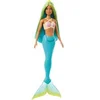 Image de Mannequin Mattel Barbie Sirène Bleu 32,5x5x8,5 cm A2306180