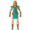 Image de Figurine Mattel MOTU x TMNT: Turtles of Grayskull Teela Vert 14 cm MATTHTH15