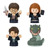 Image de Pack Harry Potter 4 Mini Figurines Fisher-Price Little People Collector Chambre des Secrets 6 cm