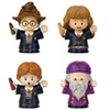 Image de Pack de figurines Harry Potter 4 mini figurines Fisher-Price Little People Collector Ecole des Sorciers 6 cm