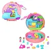 Image de -Aventure en Mobylette-Coffret 2 mini-figurines et animal HWN98
