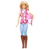 Image de Barbie   LES MYSTÈRES DE BARBIE - À la Poursuite du Cheval Perdu, Poupée Malibu, tenue d’équitation et bombe amovibles, HXJ38 en occasion ou reconditionné