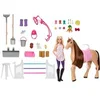 Image de Poupée doll with horsend stable Mattel Rose TU 194735230976