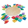 Image de Fisher-Price-Puzzle Mandala En Bois-Puzzle 40 Pieces Motif Géométrique Hxt94