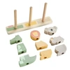 Image de Fisher-Price-Animaux en Bois a Empiler et Trier, 10 pieces HXV04