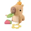 Image de Fisher-Price-Mon Capybara Câlins-Peluche Anneau De Dentition Et Hochet - Des 3 mois- HYR54