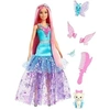 Image de Poupée - BARBIE - Malibu A Touch of Magic - Cheveux longs 18 cm - Robe fantaisie - Animaux inclus