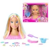 Image de Barbie Tête à Coiffer Color Reveal avec cheveux blonds et plus de 20 accessoires de coiffure, dont des barrettes à cheveux à motif étoile et papillon avec fonction de changement de couleur, JFG81 en occasion ou reconditionné