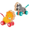 Image de Fisher Price - Animaux A Pousser En Bois Os