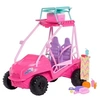 Image de Coffret Buggy Détective - MATTEL - Barbie - 4 poupées - Accessoires plage - Rose vif